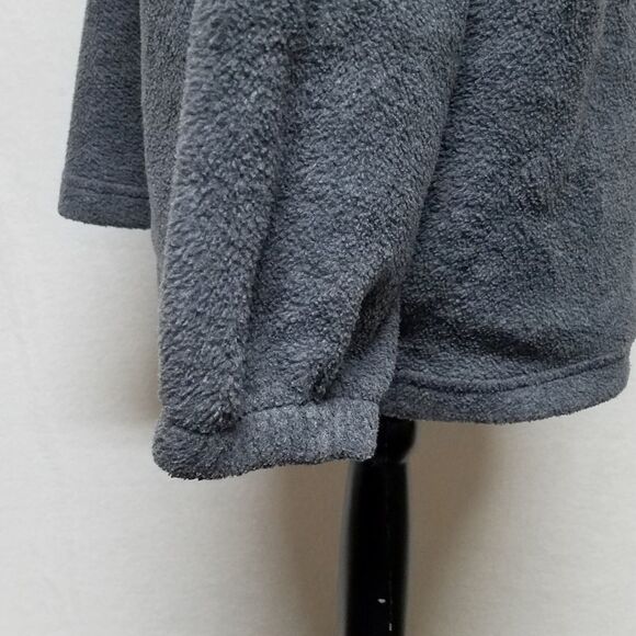 VINTAGE 80s Tommy Hilfiger Gray Fleece Zip Sweater - Picture 7 of 10